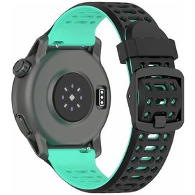 Resim Coros Pace 3 / Apex 2 Pro / Apex Pro Silikon Saat Bandı Çift Renkli 22mm Saat Kayışı İçin 