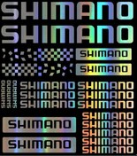 Resim Lazer-28 X 24,5 Cm-yaratıcılık 22 Adet Kiti Shimano Bisiklet Çıkartmaları İçin Uyumlu Güneş Koruyucu Su Geçirmez Pvc Ar 