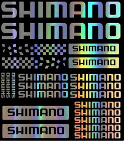 Resim Lazer-28 X 24,5 Cm-yaratıcılık 22 Adet Kiti Shimano Bisiklet Çıkartmaları İçin Uyumlu Güneş Koruyucu Su Geçirmez Pvc Ar 