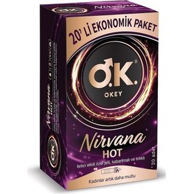 Resim Okey Nirvana Hot Prezervatif 20'li 