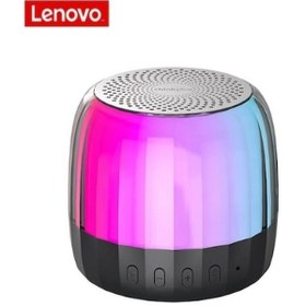 Resim LENOVO K3 Plus Bluetooth Hoparlör RGB Renkli Işıklı Taşınabilir Kablosuz Hoparlör BT 5.2 