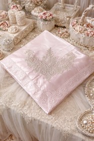 Resim DİLEX Bohça Çeyizlik Bohça Gelin Bohçası Damat Bohçası Saten Piliseli 