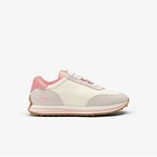 Resim Lacoste L-Spin Stripe Sole Kadın Bej Sneaker 
