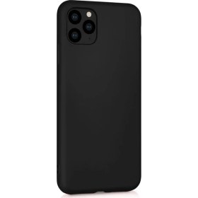 Resim Microsonic Matte Silicone Apple iPhone 11 Pro Max Kılıf Siyah 