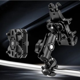 Resim Jz01 Motosiklet Cep Telefonu Tutucu Çerçeve Amortisör 