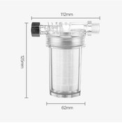 Resim 1 Adet Arıtma Çıkışı Evrensel Duş Filtresi Pp Pamuk Duş Süzgeci Musluk Su W1 Pp Cotton Filter '+3'lü Yedek Filtre Seti 
