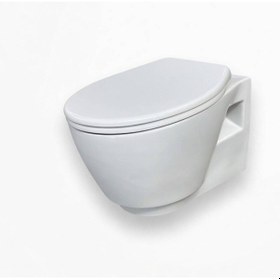 Resim Ece Banyo - Ronda Design Beyaz Asma Klozet, Soft Kapak Dahil Outlet - 7623-5311-00- Diğer 
