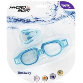 Resim MCM Group 26034 Bestway Çocuk Yüzücü Gözlüğü, Burun Mandalı ve Koruyucu Kulak Tıkacı Seti 7+ 