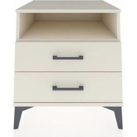 Resim Kronos Komodin Tek Raflı 2 Çekmeceli 60X59X64 Aytaşı-Aytaşı 