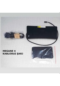Resim Renault Megane İçin Uyumlu 4 Kablosuz Sarj Standı 2016+ 