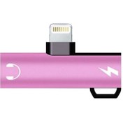 Resim Ally Lightning to 3.5 MM Dönüştürücü Adaptör Pembe 