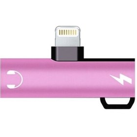 Resim Ally Lightning to 3.5 MM Dönüştürücü Adaptör Pembe 