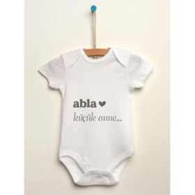 Resim Limon Bebek Abla Küçük Anne Baskılı Body Zıbın 
