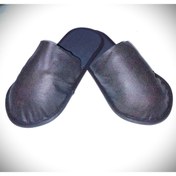 Resim DELAL 500 Çift Biyeli Siyah Tek Kullanimlik Otel Pansiyon Hastane Terlik 