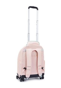 Resim Kıplıng New Zea 8 Tekerlekli Okul Çantası Pembe Blush Metallıc 