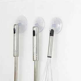 Resim Dünya Magnet 100 Adet Büyük Boy Askılı Vantuz, 4cm Şeffaf Plastik Kancalı Öpücük Vantuz 