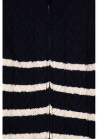 Resim U.S. Polo Assn. Erkek Çocuk Fermuarlı Lacivert Triko Hırka 50295651-VR033 