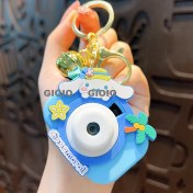 Resim Silver1 Yeni Sevimli Çizgi Film Işıklı Işık Kulomi Büyük Kulak Köpek Hediye Kutusu Anahtarlık Araba Okul Çantası Dıy Kolye Hediye (Yurt Dışından) 