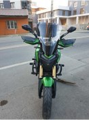 Resim Motocam Bajaj Dominar 250 Siperlik Ön Cam 2017 2024 Model 58cm Şeffaf Renkli 4mm Orta Boylu Cam 