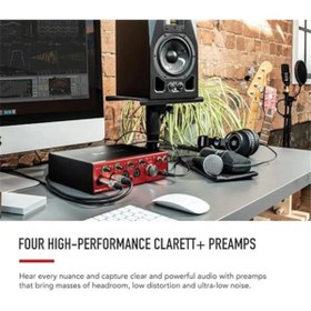 Resim AyrStore Clarett+ 4Pre USB C Ses Kartı Müzik Yaratıcıları İçin Stüdyo Kalitesinde Audio Arayüzü 