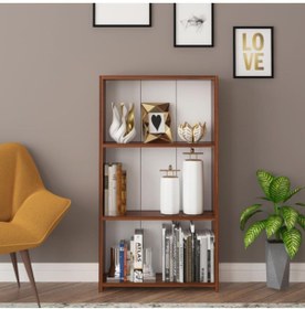 Resim EraHome 3 Raflı Kitaplık Ceviz 