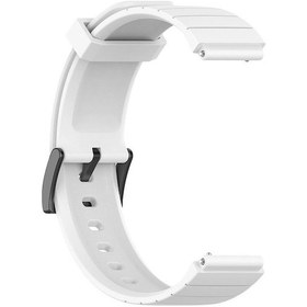 Resim Trendooze Homyl Xiaomi Akıllı Saat Kayışı - Silika Jel Beyaz 
