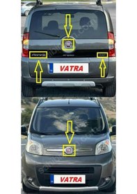 Resim Fiorino. Combi 1.3 Multijet Safeline 2008-2015 Multijet Kırmızı "j" Ve Fıorıno Yazı-bagaj Kaput Arma 