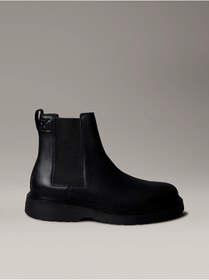 Resim Calvin Klein Erkek Marka Logolu Kalın Tabanlı Elastık Bağcıklı Günlük Kullanıma Uygun BLACK Sneaker 