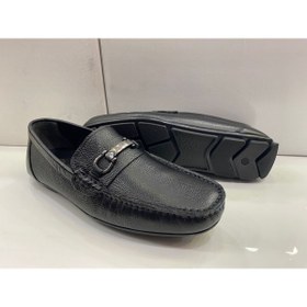 Resim RODEM Hafif Taban Comfort Hakiki Deri Ayakkabı Siyah Loafer 