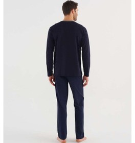 Resim U.S. Polo Assn. U.s Polo Assn 18620 Erkek Yuvarlak Yaka Pijama Takım 001 
