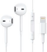 Resim Syrox Lightning Iphone Bluetooth Kulaklık 7-8-x-11-12-13-14 Serisi Uyumlu 