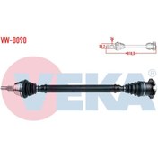 Resim Genel Markalar Komple Aks Sag On Volkswagen Golf Iv (1J1) 1.6i A-t Uzunluk 810,5mm 1997-2005 