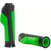 Resim Hightower Yeşil Evrensel Yumuşak Kauçuk Kaymaz Motosiklet Tutacakları Klips Aksesuar 