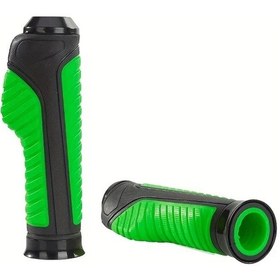Resim Hightower Yeşil Evrensel Yumuşak Kauçuk Kaymaz Motosiklet Tutacakları Klips Aksesuar 