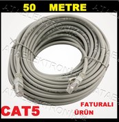 Resim 50 Elli Metre 50 Mt Internet Ethernet Kablosu Cat5 