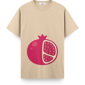 Resim Pomegranate - Hamile Regular Tshirt - Bej / S / Regular 