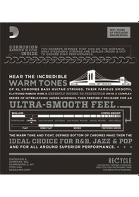 Resim D'addario Ecb81-5 Chromes Bass 5-String. Light. 45-132. Long Scal 