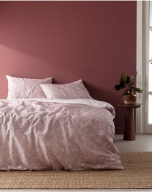 Resim Madame Coco Fiance Tek Kişilik Pamuklu Baskılı Nevresim Takımı - Pudra Nt0000000304 