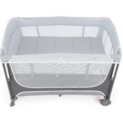 Resim Gulz Atlas Plus Anne Yanı Sallanır Cibinlikli Dönenceli Oyun Parkı Bebek Beşik 70 x 110 CM + Yataklı 