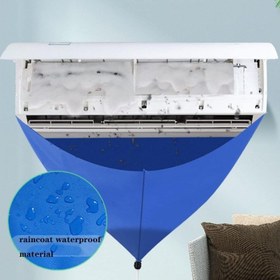 Resim 3 adet Evrensel Boyutlu Klima Kondensat Sıkıştırma Çantaları, Mini Split Klima Temizleme Çantaları, Klima Servisi için Sızdırmaz Tasarım, Kullanımı Kolay 