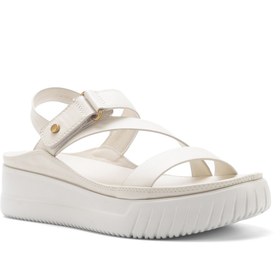 Resim Polaris 325571.Z 5FX Bej Kadın Dolgu Topuk Sandalet 