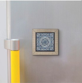 Resim İtalyan Deseni Baskılı Mdf Magnet 7x7 271 