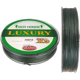 Resim Luxury 9x 300m İp Misina Yeşil 0.12mm 
