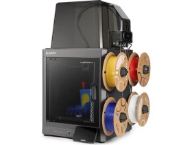 Resim Elegoo Centauri Carbon 2 Combo 3D Yazıcı Kapalı Kasa Yapısı ve Çok Renkli Baskı Özelliği 