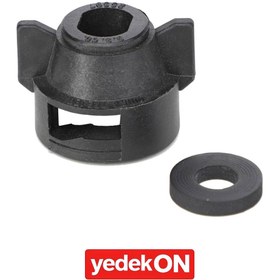 Resim AGCO Hızlı Bağlantı TeeJet Kapak, Siyah Oval - Massey Ferguson / Fendt / Valtra | ACP0484550 