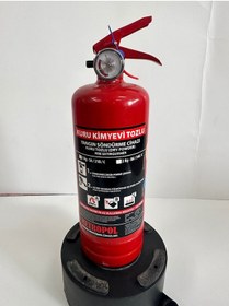 Resim Yangın Söndürme Tüpü Yangın Söndürücü 1kg Ec001 