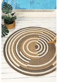 Resim Marakeş Daire Siyah Halı Salon Oturma Odası Çocuk Odası Yatak Odası Halısı 674d Siyah 