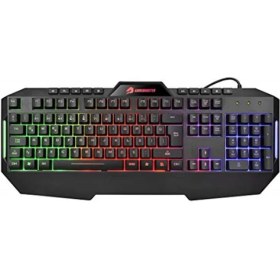 Resim GameBooster Gamebooster G59K "frontier"rainbow Aydınlatmalı Membrane Oyun Klavyesi 