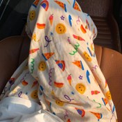 Resim Kadınlar için Karpuz Gülümseme Baskılı Pijama Pantolonu - Sevimli Bol Kesim Hafif Uyku Giysisi, Meyve Desenli Sivrisinek Önleyici Yazlık Ev ve Parti Şortları, Elde Yıkanabilir Esnemez Kumaş, Rahat Tasarım, Nefes Alabilen Kumaş 