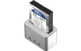 Resim Codegen 2.5 / 3.5 Sata HDD SSD - USB 3.0 3 Port USB Hub Harddisk Dock Stand CDG-DOC-303 